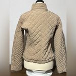 Calvin Klein  XS Tan lightweight puffer Women's Jacket High neck front zip & snap Photo 5