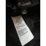 Madewell  Puff-Sleeve Top in Floral Jacquard in black size 10 Photo 11