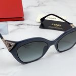 Fendi Authentic FF 0357GS Grey Cat Eye Sunglasses Photo 8