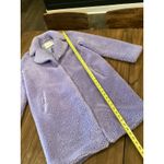 Stand Studio Purple Camille Fuzzy Cocoon Sherpa Faux Fur wool blend Coat 6 / 38 Photo 6
