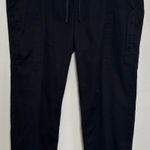 Ocean + Coast Black Casual Front Drawstring Pants Size 14 Photo 0