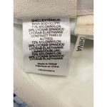 Tory Burch  Blue Strapless Ruffle Sleeveless Leaf One Piece Swimsuit Swimwear S Photo 3