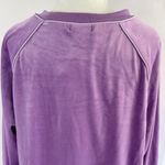 BP New I Love You Rainbow Embroidery Velour Sweatshirt Purple Photo 13