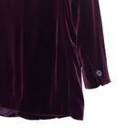 Dana Buchman  Vintage Dark Purple Velvet Silk Blend Pant Blazer Jacket Suit Set Photo 13