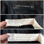 ZARA Moto Lamb Leather Jacket Women XS Black Cropped Multi Zipper Biker Rock VTG Photo 7