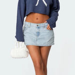 Edikted  Micro Denim Skirt Photo 0