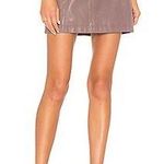 Free People Modern Femme Vegan Suede Mini Skirt Photo 1