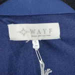 WAYF  Feather Trim Navy Blue Blazer Size S Photo 5