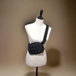 Women’s Black Puffer Crossbody Quilted Bag Photo 1