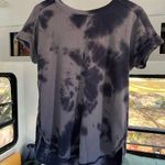 cupio Navy Tie Dyed This Cozy T-shirt by  (size: small) Photo 0