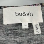 Ba&sh  Shopbop Gala Puff Sleeve Metallic Paisley Floral Mini Dress Noir size xs 2 Photo 5