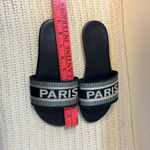 New. Navy Blue “PARIS” Slide Sandals – Knox Size 5 Photo 6