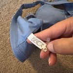 Becca  blue swim top M Photo 1