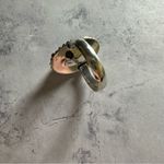 Tiger’s Eye Genuine Stone Sterling Silver Plated Ring Brown Photo 1