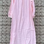 80s Character by Lord and Taylor cuddleskin light pastel pink slinky night gown Photo 1