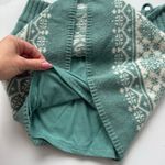 Old Navy Vintage Fair Isle Y2K 2000’s Apres Ski Green Mini Skirt Size XS Boho Hippie Photo 4