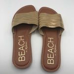 Beach By Matisse Womens Golden Cabana Sandals Sz 9 Gold Photo 0