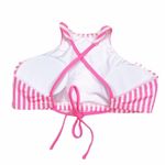 Coco Rave Pink Flamingo bikini top size XL 38D Photo 2