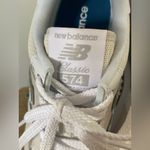 New Balance  574 WL574EVW Lightweight Lifestyle Sneaker - Tan/White - W6 Photo 9