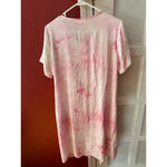 Aviier Vintage Pink & White Tie Dye Lace Nightgown MooMoo Photo 7
