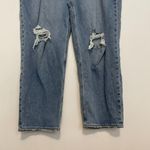 Old Navy Mid Rise Boyfriend Loose Jeans Light Wash Distressed Ripped Jeans 18 R Photo 6