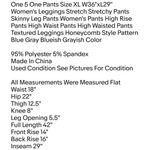 One 5 One Pants Size XL W36"xL29" Women's Leggings Stretch Stretchy Pants Photo 1