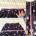 Modcloth  Falling For Winter ALine Skirt Black White Snowflake ALine Skirt 12 NWT Photo 10