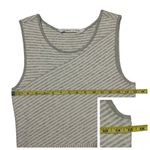 Athleta  Chills and Valley Tank Sweater Dress - Gray/White - Small Photo 1