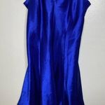 Frederick's of Hollywood Fredrick’s of Hollywood Blue Silky Slip Dress Lingerie Negligee Small Photo 1