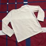 Disney Vintage  fleece cream Grumpy elf Fa-La-la yourself! Crewneck sweater cozy Photo 3