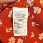 Madewell  Ruffle Wrap Midi Skirt Orange Floral Long Modest Size 4 AO371 Photo 6