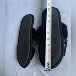 NFL Arizona Cardinals CrisCross Synthetic Fur Slippers Size L‎ 9/10 Black Photo 1