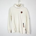 Wanakome Woman's S Cream Kimberly Cowl Neck Long Sleeve Winter Sweatshirt Photo 1