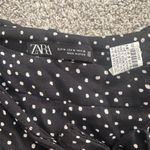 ZARA Black and White Polka Dot Skirt Photo 3