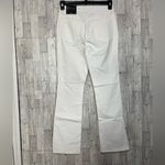 Jones New York  Pants Women’s 6 White Corduroy Skinny Boot High Waist Photo 1