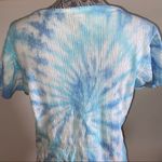 Ocean Swirl Vintage tie dye top Blue Size L Photo 3
