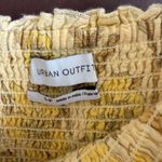 Urban Outfitters  | Yellow Floral Smocked Athena Tiered Maxi Dress | Small Photo 6