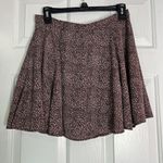 Urban Outfitters  Pink Leopard Animal Print Skater Circle A-Line Short Skirt M Photo 3