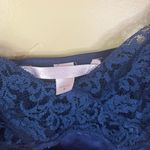Victoria's Secret Victoria Secret‎ Lace Bralette Cropped Camisole NWOT Dark Blue Size Small Photo 2