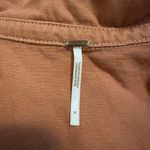 Free People  Eisenhower Denim Jacket Terracotta Size M Photo 3