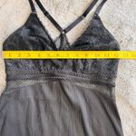 Gilligan & O'Malley Large Small Lace Chemise Lingerie Nightie Mesh Accent Sexy Black Photo 7