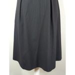 Theory  Black Squared Neck Dress Women's Size 8  Academia Preppy Casual Photo 3