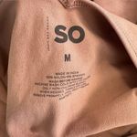 SO  Peach Tank Top Thong Bodysuit Size Medium Photo 4