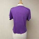 Delia's Delia*s Basic Short Sleeve Tee Purple Medium Photo 2