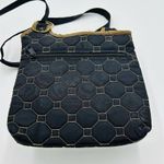 Cinda B Black Mod Tortoise Crossover Shoulder Bag Quilted 9" x 9.5" Photo 5
