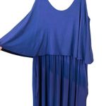 Sweet Lovely  By Jen Navy Maxi Dress Size Medium Photo 4