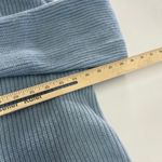 Suboo Sweater Womens Large Blue Isla Oversized Knit Turtleneck Cozy Photo 10