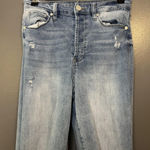 BLANKNYC Jeans Womens 28 Light Wash The Baxter Ribcage Straight Leg Distressed Blue Photo 0