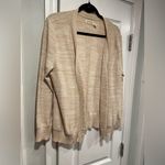 Faded Glory  Size XXL Oatmeal Beige Long Sleeve Open Front Ribbed Knit Cardigan Photo 5
