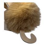 Studio Faux Fur Cat Bag Charm Keychain w/ Pearl Bow – New on Card Orange Kitty Photo 2